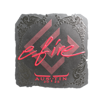 Sticker | efire (Foil) | Austin 2025 CS2 skin