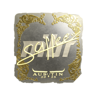 Sticker | saffee (Gold) | Austin 2025 CS2 skin