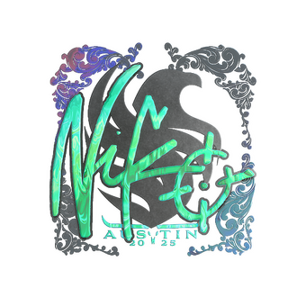 Sticker | NiKo (Holo) | Austin 2025 CS2 skin