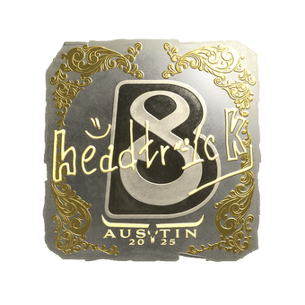 Sticker | headtr1ck (Gold) | Austin 2025 CS2 skin
