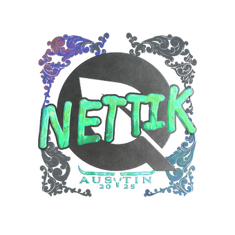 Sticker | nettik (Holo) | Austin 2025 CS2 skin