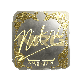 Sticker | nitr0 (Gold) | Austin 2025 CS2 skin