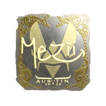 Sticker | mezii (Gold) | Austin 2025 CS2 skin