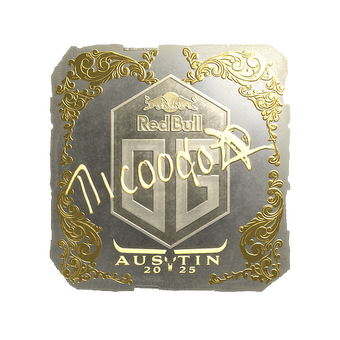 Sticker | nicoodoz (Gold) | Austin 2025 CS2 skin