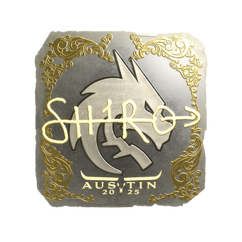 Sticker | sh1ro (Gold) | Austin 2025 CS2 skin