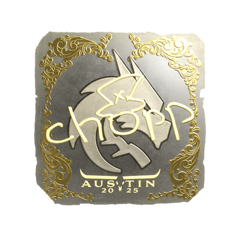 Sticker | chopper (Gold) | Austin 2025 CS2 skin