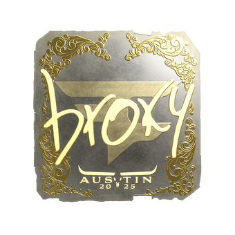 Sticker | broky (Gold) | Austin 2025 CS2 skin