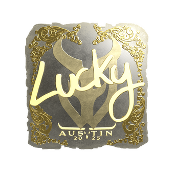 Sticker | Lucky (Gold) | Austin 2025 CS2 skin