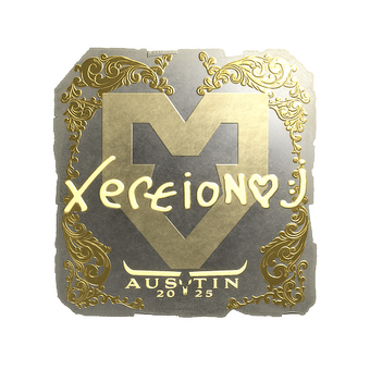 Sticker | xertioN (Gold) | Austin 2025 CS2 skin