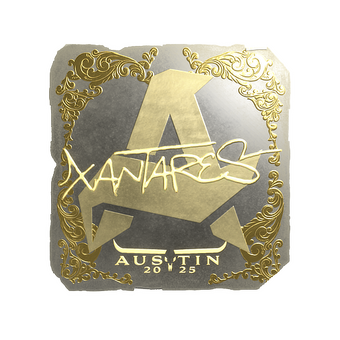 Sticker | XANTARES (Gold) | Austin 2025 CS2 skin