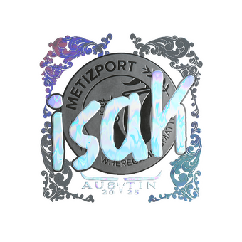 Sticker | isak (Holo) | Austin 2025 CS2 skin