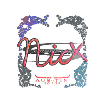 Sticker | nicx (Holo) | Austin 2025 CS2 skin