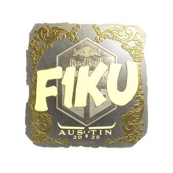 Sticker | F1KU (Gold) | Austin 2025 CS2 skin