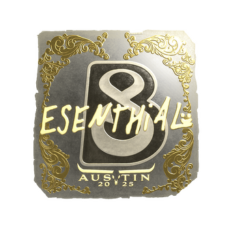 Sticker | esenthial (Gold) | Austin 2025 CS2 skin