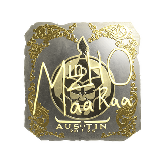 Sticker | mzinho (Gold) | Austin 2025 CS2 skin