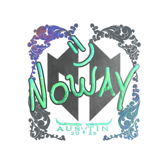 Sticker | noway (Holo) | Austin 2025 CS2 skin
