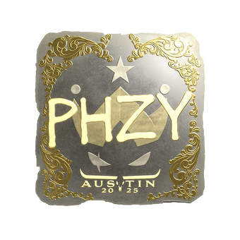 Sticker | phzy (Gold) | Austin 2025 CS2 skin