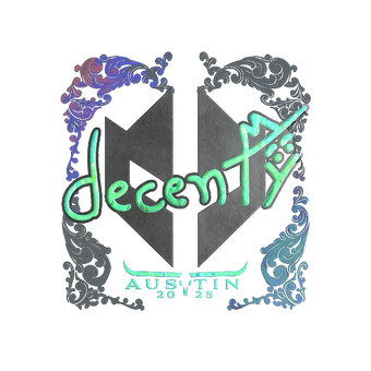 Sticker | decenty (Holo) | Austin 2025 CS2 skin