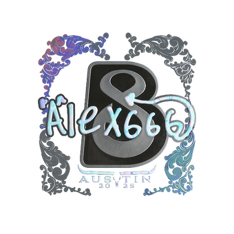 Sticker | alex666 (Holo) | Austin 2025 CS2 skin
