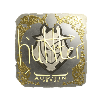 Sticker | huNter- (Gold) | Austin 2025 CS2 skin
