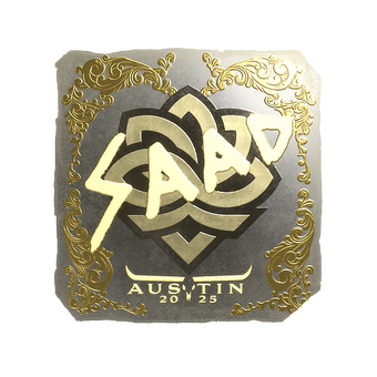 Sticker | saadzin (Gold) | Austin 2025 CS2 skin