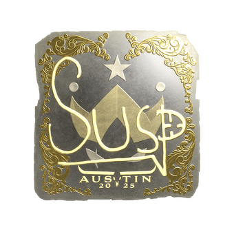 Sticker | susp (Gold) | Austin 2025 CS2 skin