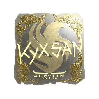 Sticker | kyxsan (Gold) | Austin 2025 CS2 skin
