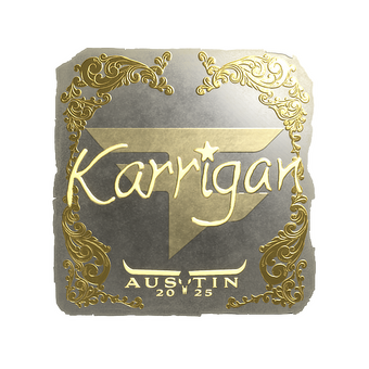 Sticker | karrigan (Gold) | Austin 2025 CS2 skin
