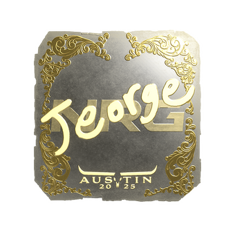 Sticker | jeorge (Gold) | Austin 2025 CS2 skin