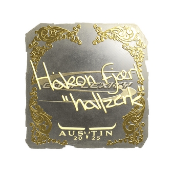 Sticker | hallzerk (Gold) | Austin 2025 CS2 skin