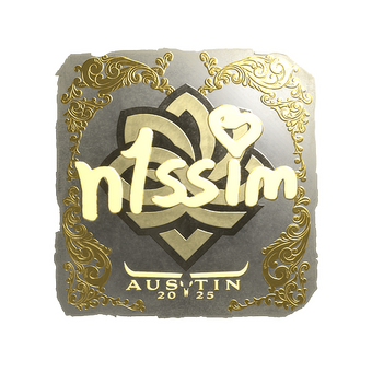 Sticker | n1ssim (Gold) | Austin 2025 CS2 skin