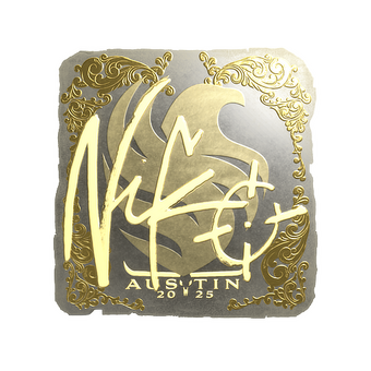Sticker | NiKo (Gold) | Austin 2025 CS2 skin