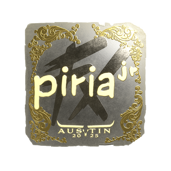 Sticker | piriajr (Gold) | Austin 2025 CS2 skin