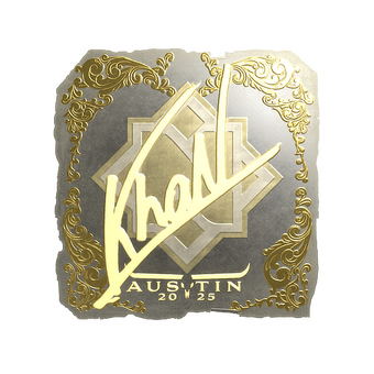 Sticker | khaN (Gold) | Austin 2025 CS2 skin