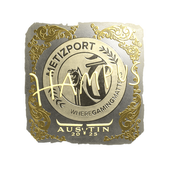 Sticker | hampus (Gold) | Austin 2025 CS2 skin
