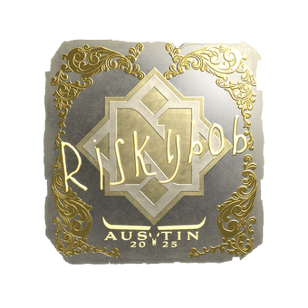 Sticker | riskyb0b (Gold) | Austin 2025 CS2 skin