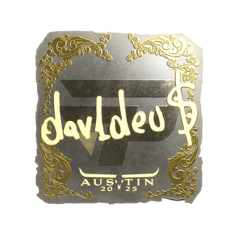 Sticker | dav1deuS (Gold) | Austin 2025 CS2 skin