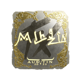 Sticker | mlhzin (Gold) | Austin 2025 CS2 skin