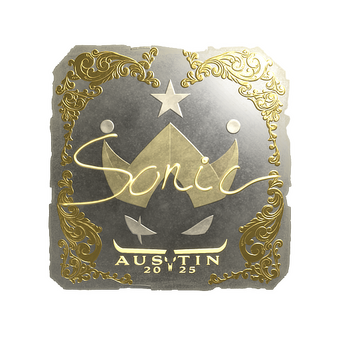Sticker | Sonic (Gold) | Austin 2025 CS2 skin