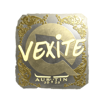 Sticker | vexite (Gold) | Austin 2025 CS2 skin