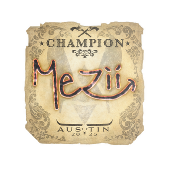 Sticker | mezii (Champion) | Austin 2025 CS2 skin