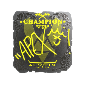 Sticker | apEX (Foil, Champion) | Austin 2025 CS2 skin