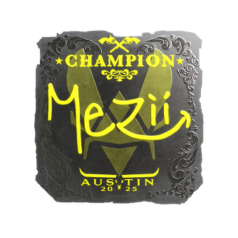 Sticker | mezii (Foil, Champion) | Austin 2025 CS2 skin