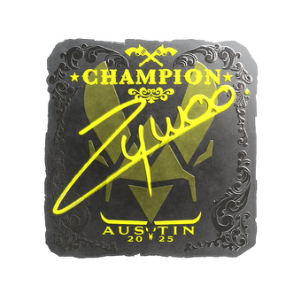 Sticker | ZywOo (Foil, Champion) | Austin 2025 CS2 skin