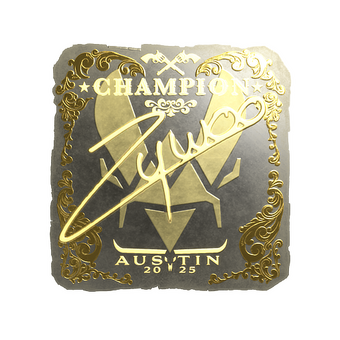 Sticker | ZywOo (Gold, Champion) | Austin 2025 CS2 skin