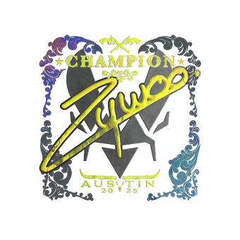 Sticker | ZywOo (Holo, Champion) | Austin 2025 CS2 skin