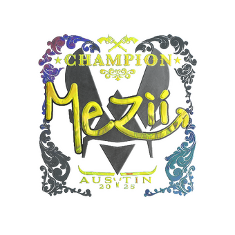 Sticker | mezii (Holo, Champion) | Austin 2025 CS2 skin