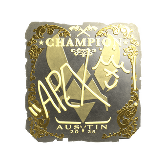 Sticker | apEX (Gold, Champion) | Austin 2025 CS2 skin