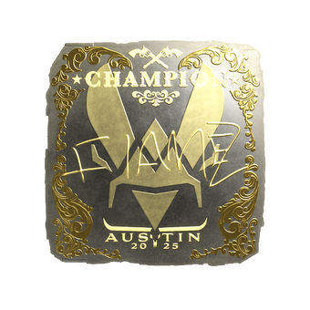 Sticker | FlameZ (Gold, Champion) | Austin 2025 CS2 skin