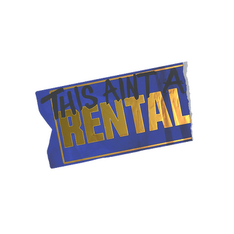 Sticker | Ain't A Rental (Foil) CS2 skin